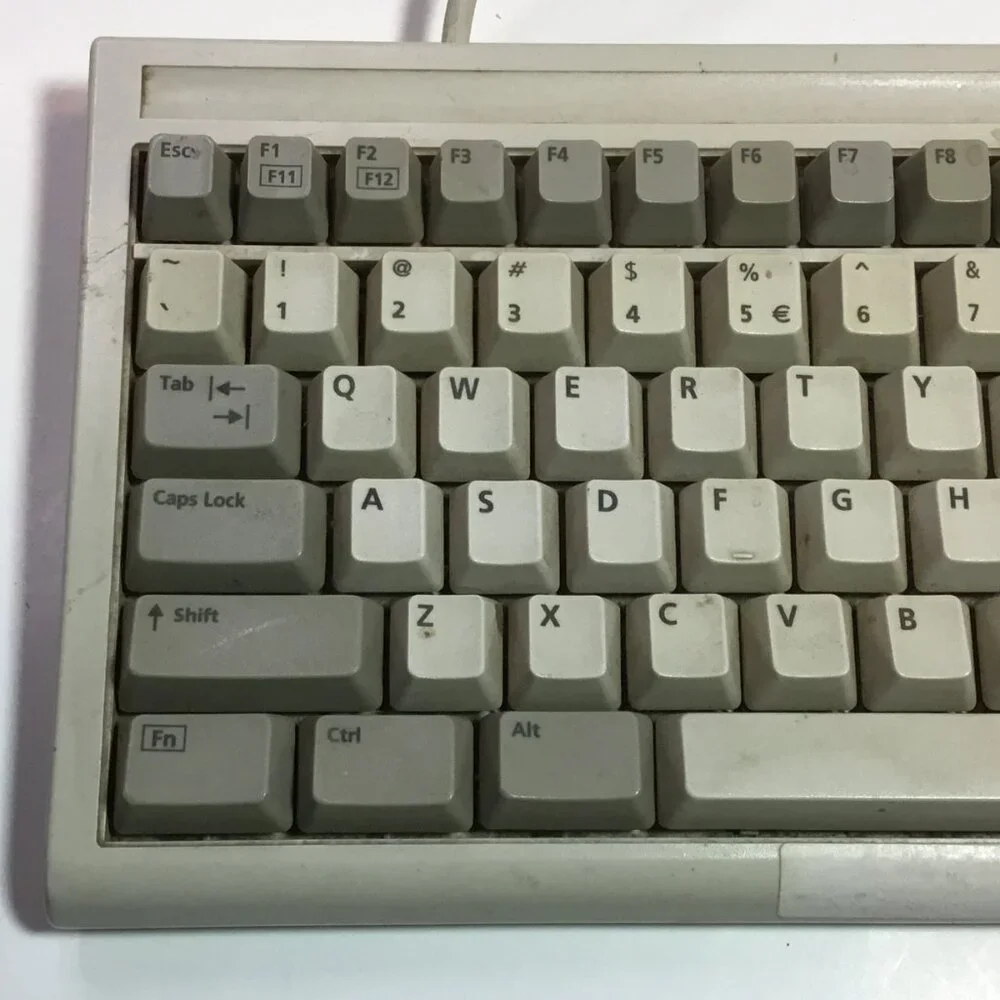 Vintage BTC Compact Keyboard E5X5R5BTC-5100C With Adapter